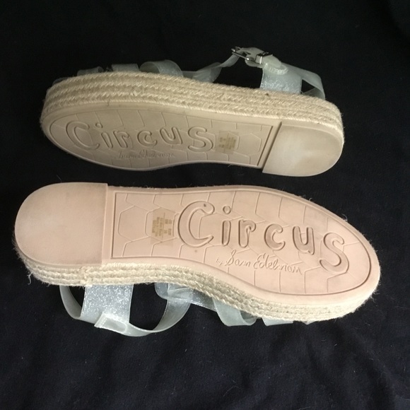 Circus Sam Edelman Glitter Jelly Flat form Sandals Size 8 - Picture 2 of 5
